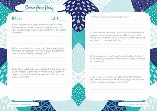 Center Your Body tips with activities for mindfulness.